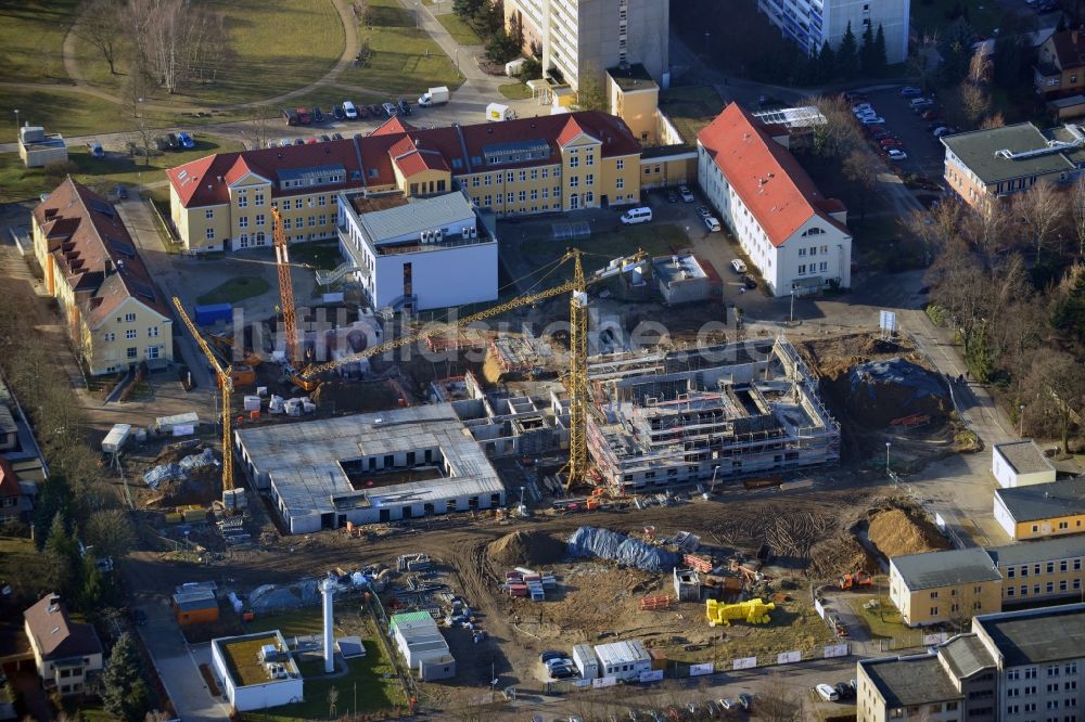 Luftbild Berlin - Neu- und Umbau der Psychiatrischen Klinik Vivantes Klinikum Hellersdorf in Berlin