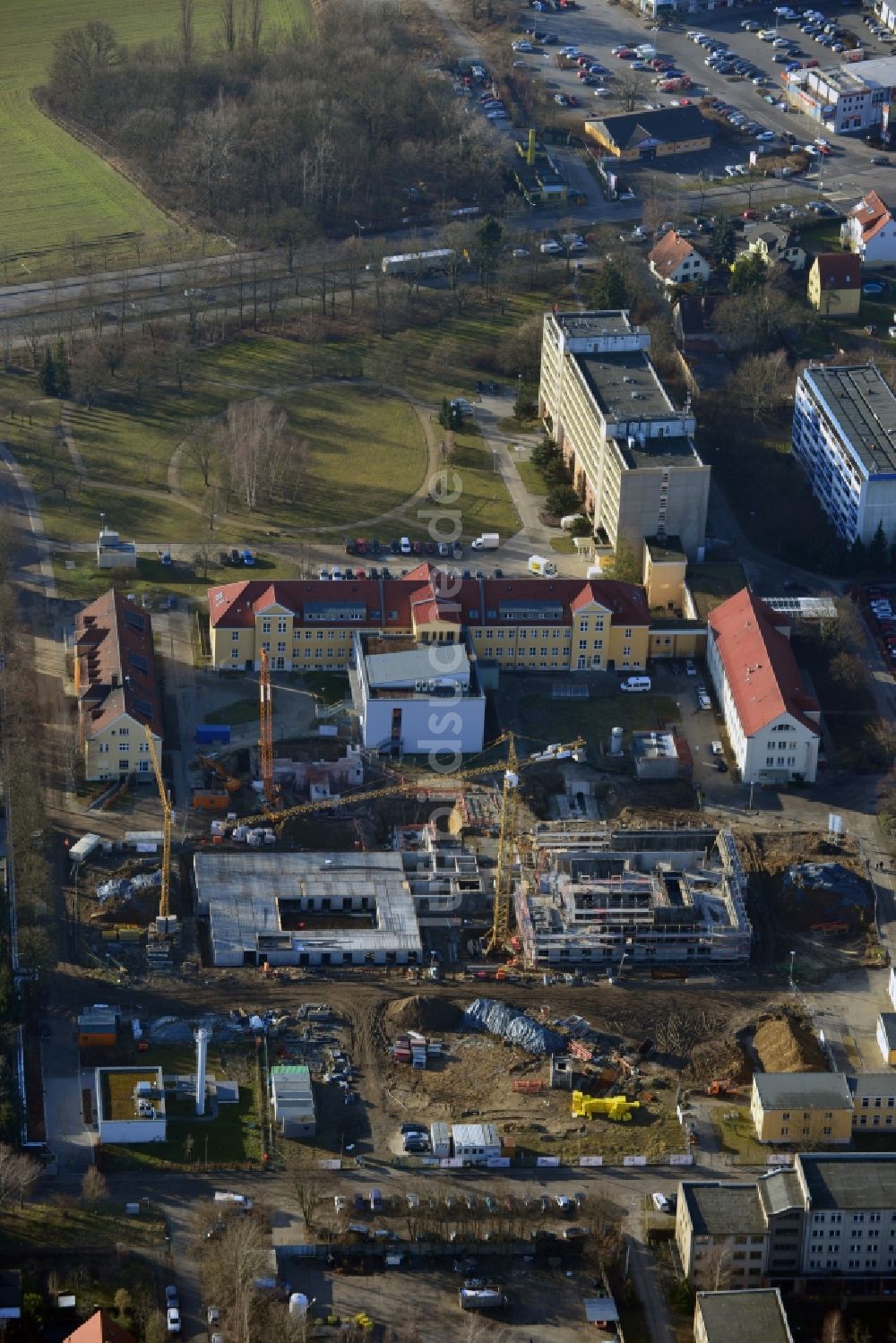 Luftaufnahme Berlin - Neu- und Umbau der Psychiatrischen Klinik Vivantes Klinikum Hellersdorf in Berlin