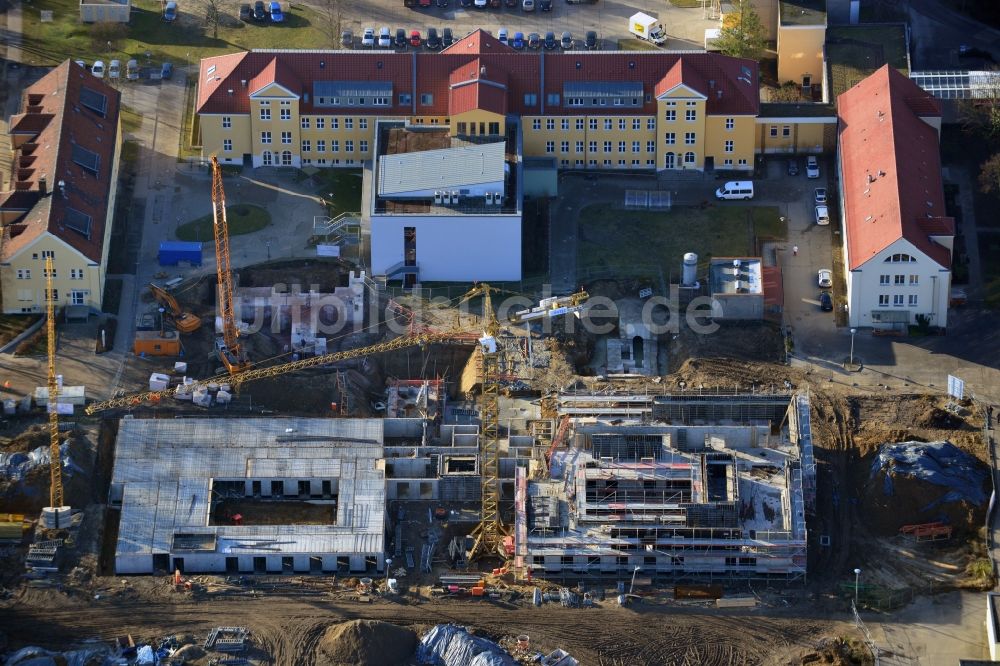 Berlin von oben - Neu- und Umbau der Psychiatrischen Klinik Vivantes Klinikum Hellersdorf in Berlin