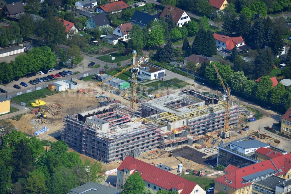 Berlin aus der Vogelperspektive: Neu- und Umbau der Psychiatrischen Klinik Vivantes Klinikum Hellersdorf in Berlin