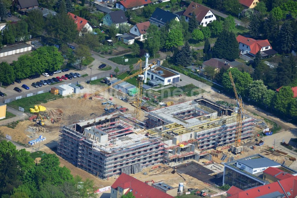 Luftbild Berlin - Neu- und Umbau der Psychiatrischen Klinik Vivantes Klinikum Hellersdorf in Berlin