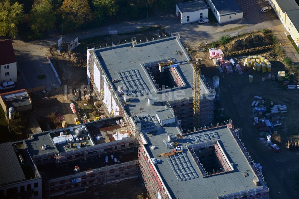 Berlin aus der Vogelperspektive: Neu- und Umbau der Psychiatrischen Klinik Vivantes Klinikum Hellersdorf in Berlin