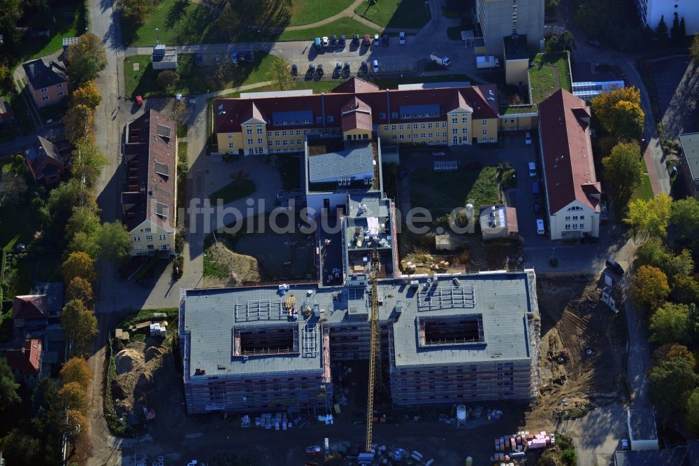 Berlin von oben - Neu- und Umbau der Psychiatrischen Klinik Vivantes Klinikum Hellersdorf in Berlin