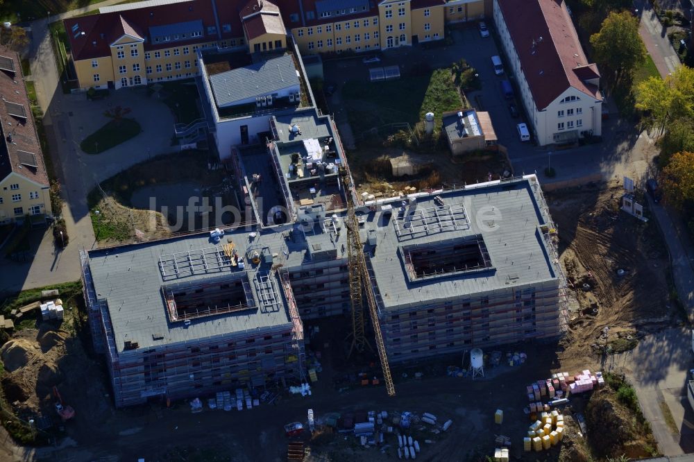 Berlin aus der Vogelperspektive: Neu- und Umbau der Psychiatrischen Klinik Vivantes Klinikum Hellersdorf in Berlin