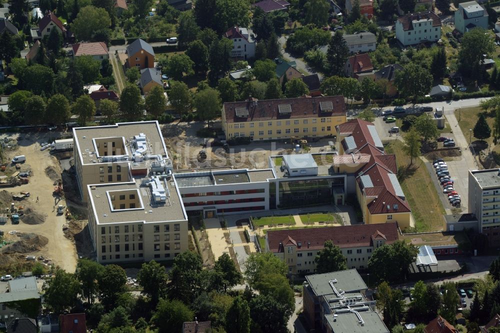 Berlin von oben  Neu und Umbau der Psychiatrischen Klinik Vivantes