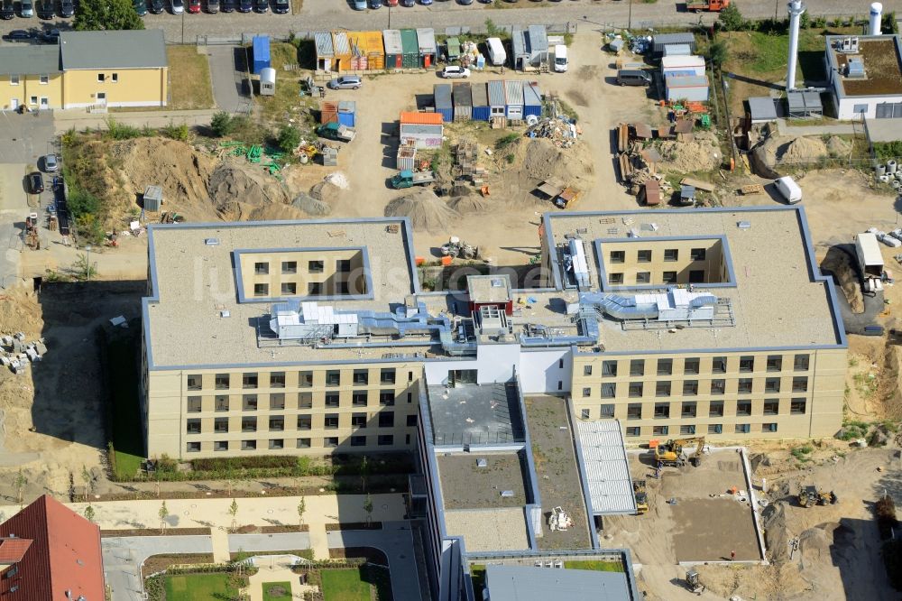 Luftaufnahme Berlin - Neu- und Umbau der Psychiatrischen Klinik Vivantes Klinikum Hellersdorf in Berlin