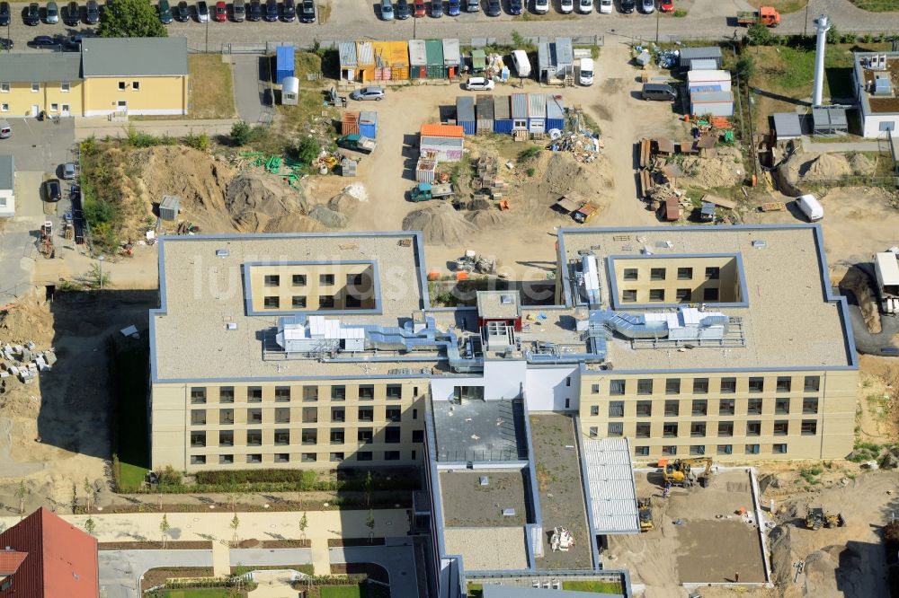 Berlin von oben - Neu- und Umbau der Psychiatrischen Klinik Vivantes Klinikum Hellersdorf in Berlin