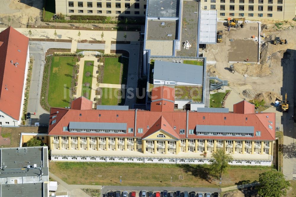 Berlin aus der Vogelperspektive: Neu- und Umbau der Psychiatrischen Klinik Vivantes Klinikum Hellersdorf in Berlin