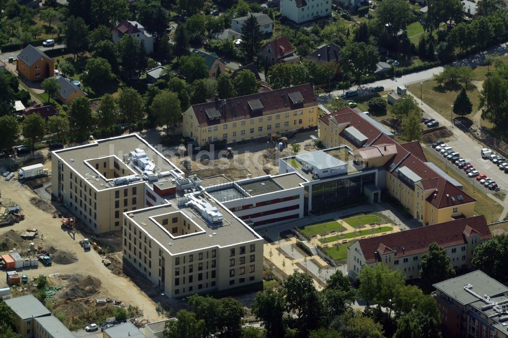 Berlin von oben - Neu- und Umbau der Psychiatrischen Klinik Vivantes Klinikum Hellersdorf in Berlin