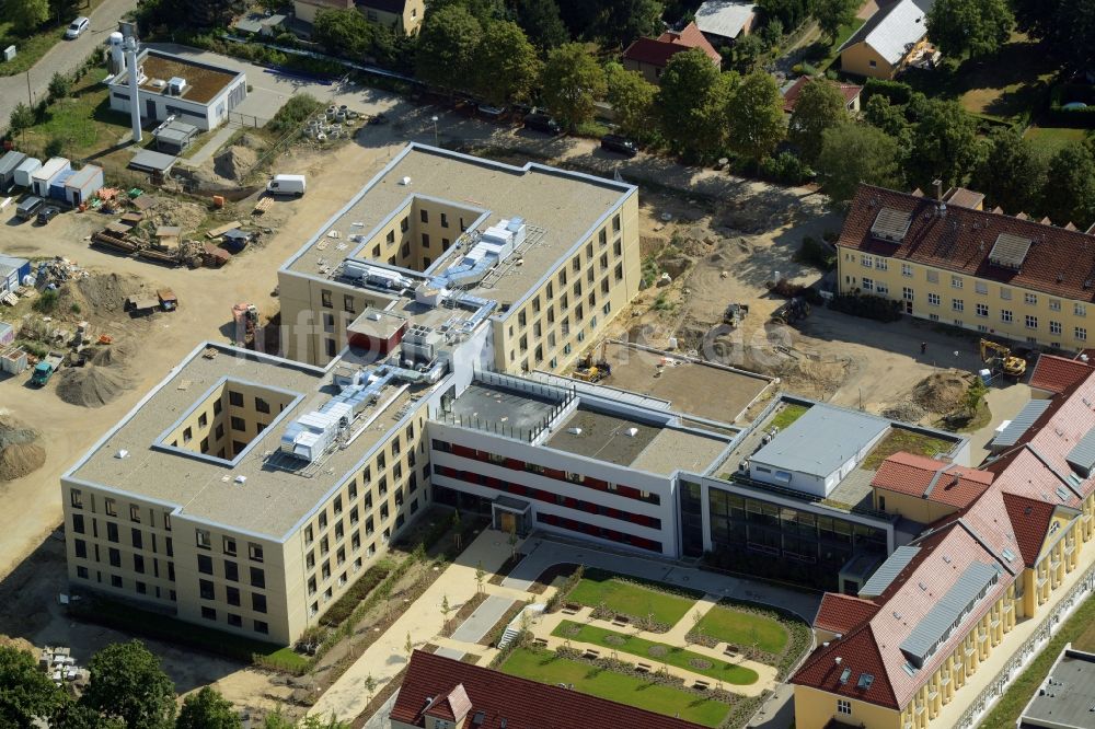 Luftaufnahme Berlin - Neu- und Umbau der Psychiatrischen Klinik Vivantes Klinikum Hellersdorf in Berlin