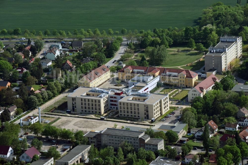 Luftbild Berlin - Neu- und Umbau der Psychiatrischen Klinik Vivantes Klinikum Hellersdorf in Berlin