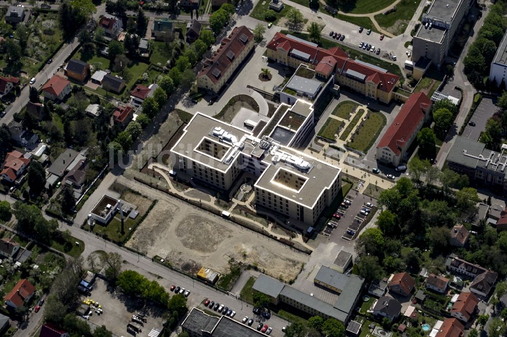 Berlin aus der Vogelperspektive: Neu- und Umbau der Psychiatrischen Klinik Vivantes Klinikum Hellersdorf in Berlin