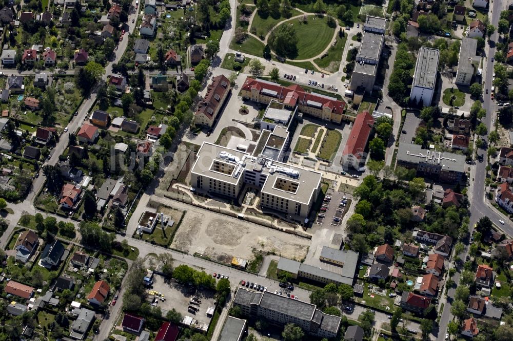 Luftaufnahme Berlin - Neu- und Umbau der Psychiatrischen Klinik Vivantes Klinikum Hellersdorf in Berlin