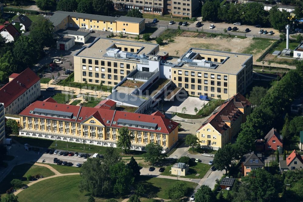 Berlin aus der Vogelperspektive: Neu- und Umbau der Psychiatrischen Klinik Vivantes Klinikum Hellersdorf in Berlin