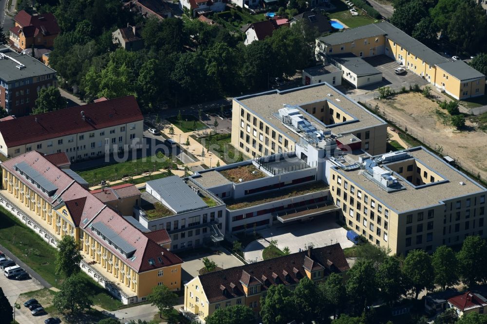 Luftaufnahme Berlin - Neu- und Umbau der Psychiatrischen Klinik Vivantes Klinikum Hellersdorf in Berlin