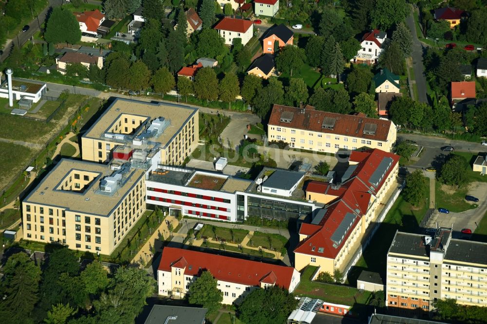 Luftaufnahme Berlin - Neu- und Umbau der Psychiatrischen Klinik Vivantes Klinikum Hellersdorf in Berlin