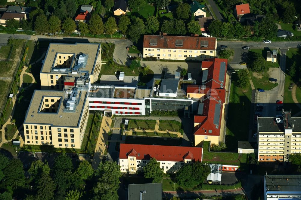 Berlin von oben - Neu- und Umbau der Psychiatrischen Klinik Vivantes Klinikum Hellersdorf in Berlin