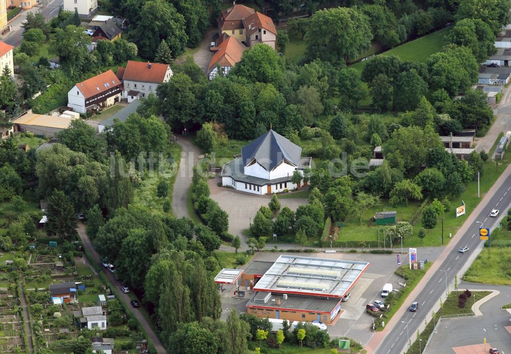 Luftbild Gotha - Neuapostolische Kirche am Kesselmühlenweg in Gotha im Bundesland Thüringen