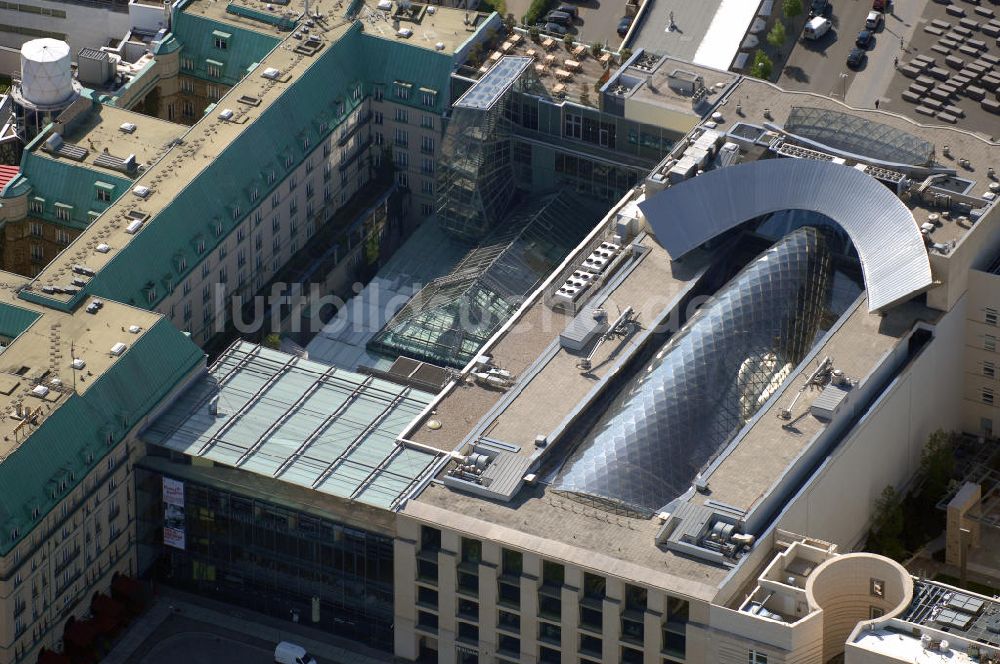 Luftbild Berlin - Neubau der Akademie der Künste am Pariser Platz in Berlin