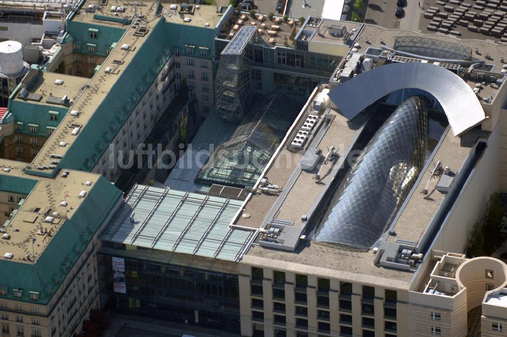 Luftaufnahme Berlin - Neubau der Akademie der Künste am Pariser Platz in Berlin