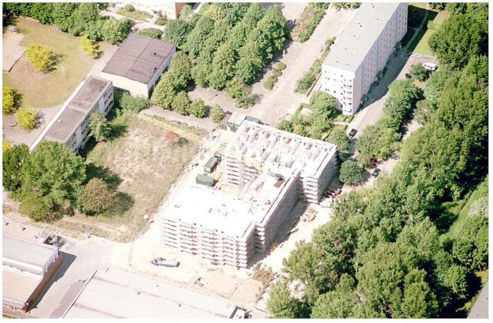 Luftbild Berlin Lichtenberg - Neubau eines Altenpflege- und Wohnheimes an der Volkradstrasse 30 in 10319 Berlin-Lichtenberg