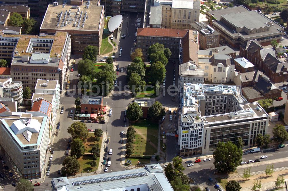 Luftaufnahme Berlin - Neubau des Andina Apartment Hotel Berlin in Berlin Mitte