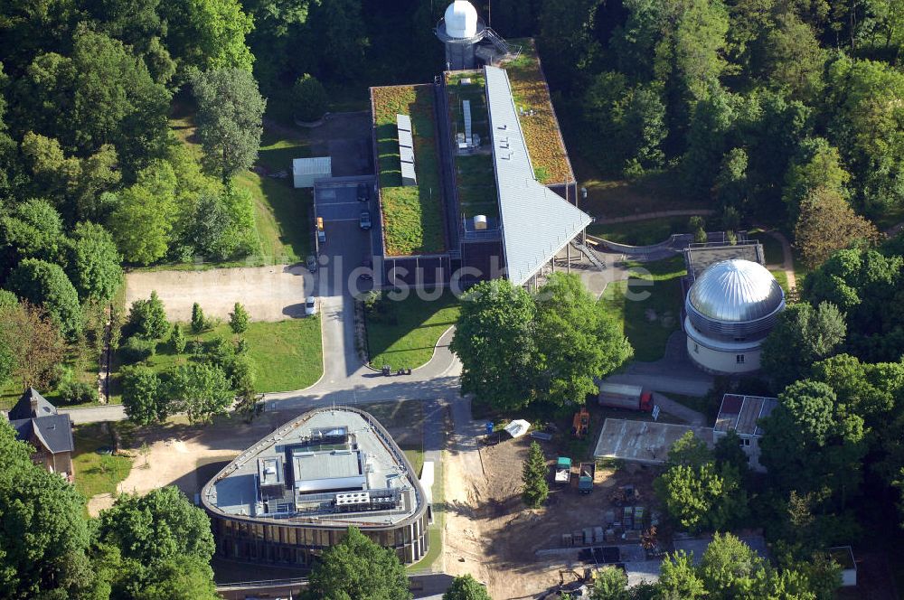 Luftaufnahme Potsdam - Neubau am Astrophysikalischen Institut Potsdam