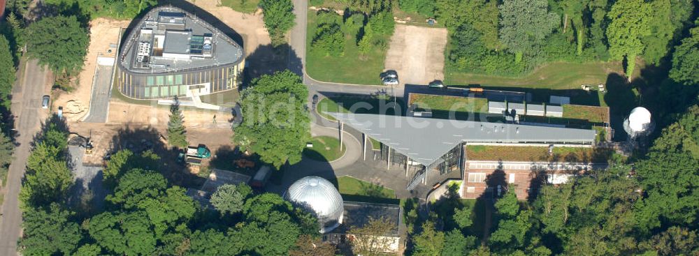 Potsdam - Babelsberg von oben - Neubau am Astrophysikalischen Institut Potsdam