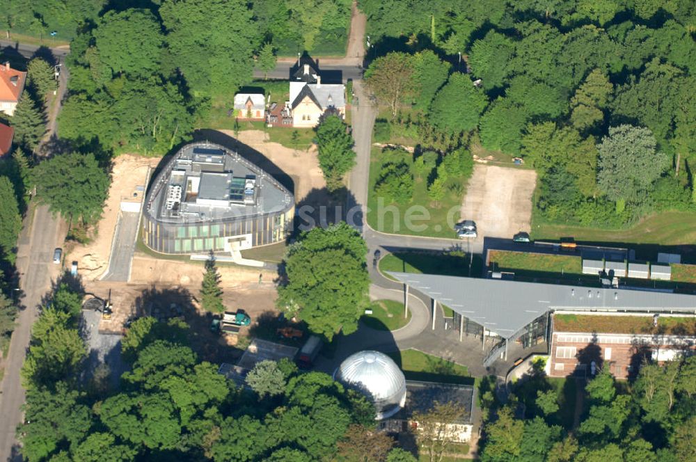 Potsdam - Babelsberg aus der Vogelperspektive: Neubau am Astrophysikalischen Institut Potsdam