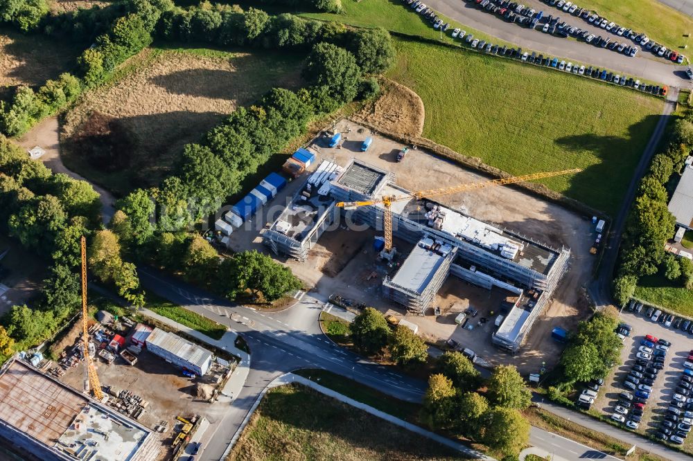 Kiel aus der Vogelperspektive: Neubau- Baustelle im Gewerbegebiet Boelckestraße in Kiel im Bundesland Schleswig-Holstein, Deutschland