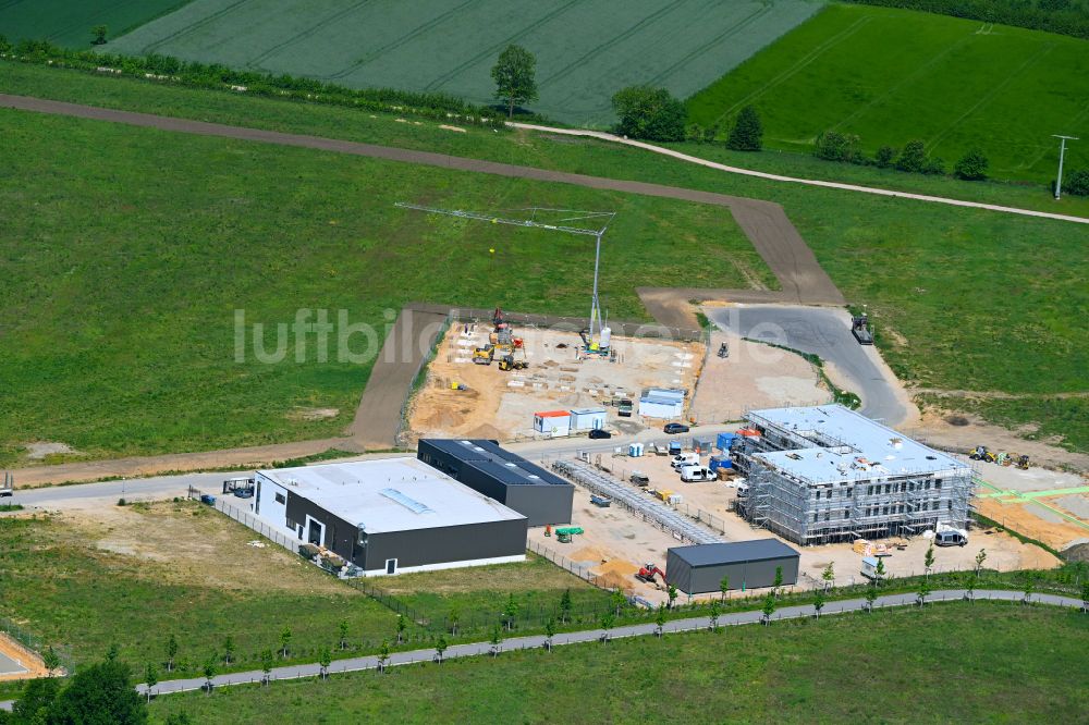 Luftbild Barsbüttel - Neubau- Baustelle im Gewerbegebiet Rahlstedter Straße in Barsbüttel im Bundesland Schleswig-Holstein, Deutschland