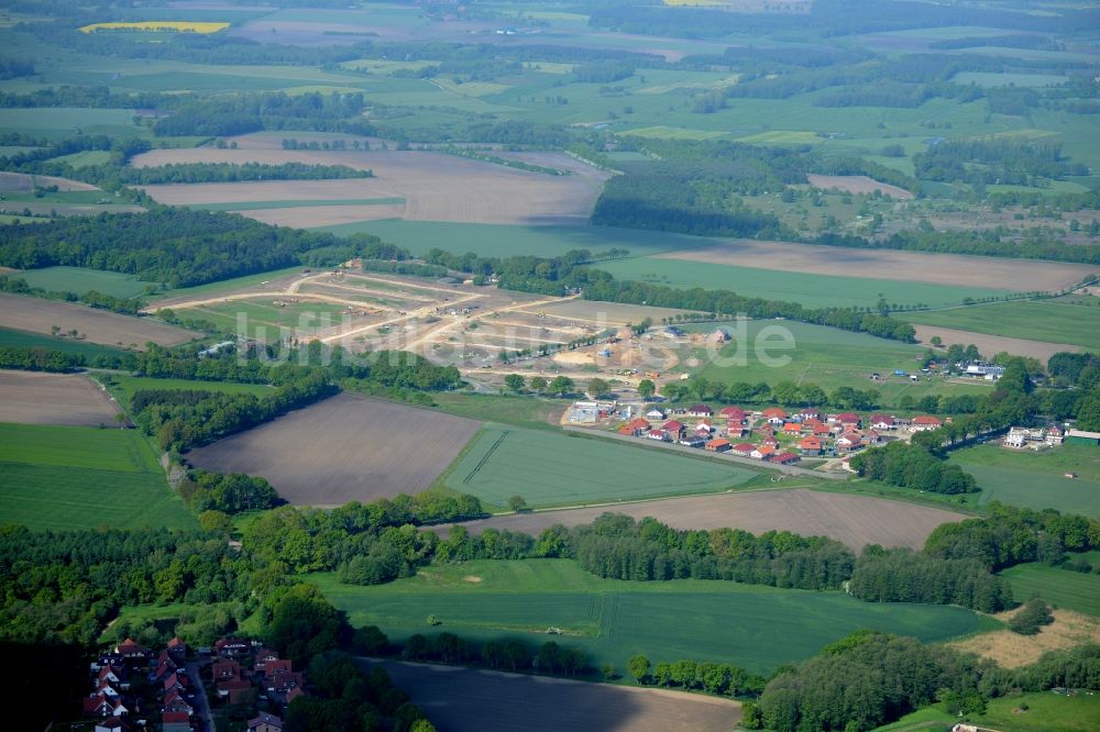 Luftbild Stade - Neubau- Baustelle Heidesiedlung Riensförde in Stade im Bundesland Niedersachsen, Deutschland