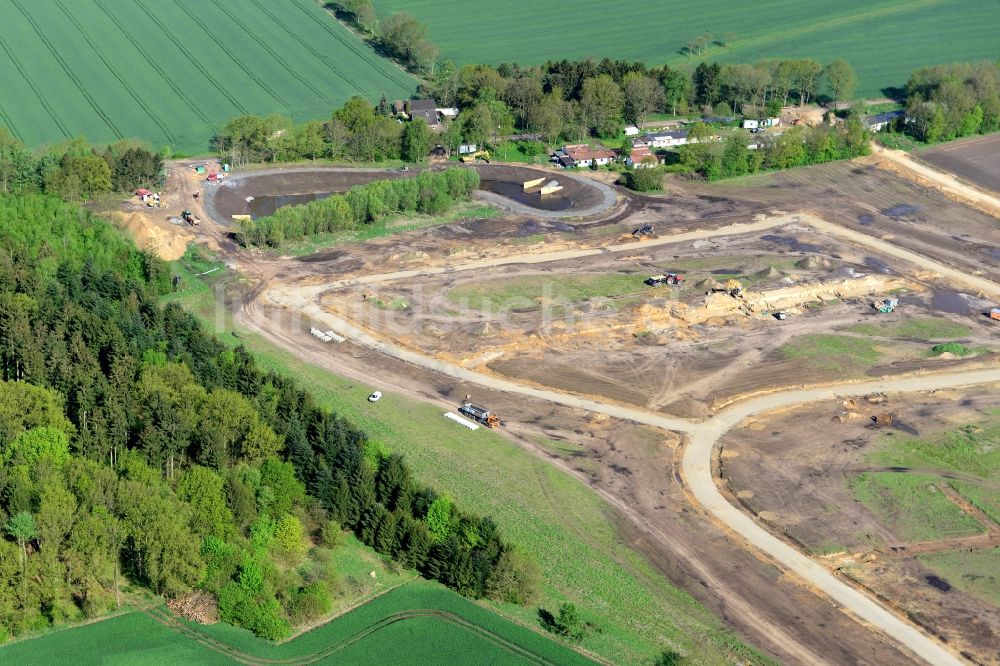 Stade von oben - Neubau- Baustelle Heidesiedlung Riensförde in Stade im Bundesland Niedersachsen, Deutschland