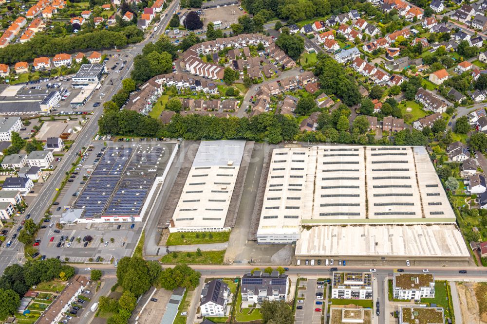 Luftbild Soest - Neubau - Baustelle auf dem Werksgelände der Umarex GmbH in Soest im Bundesland Nordrhein-Westfalen, Deutschland