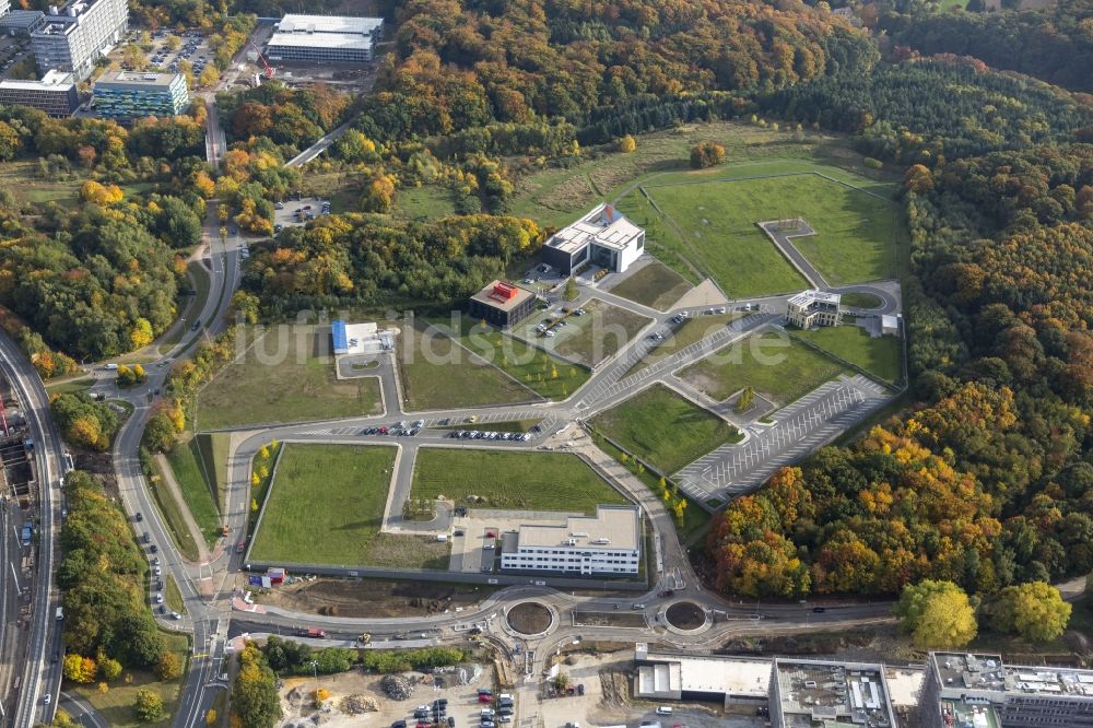 Bochum aus der Vogelperspektive: Neubau der BioMedizinPark Gesundheitscampus in Bochum Oesterende im Bundesland Nordrhein-Westfalen NRW