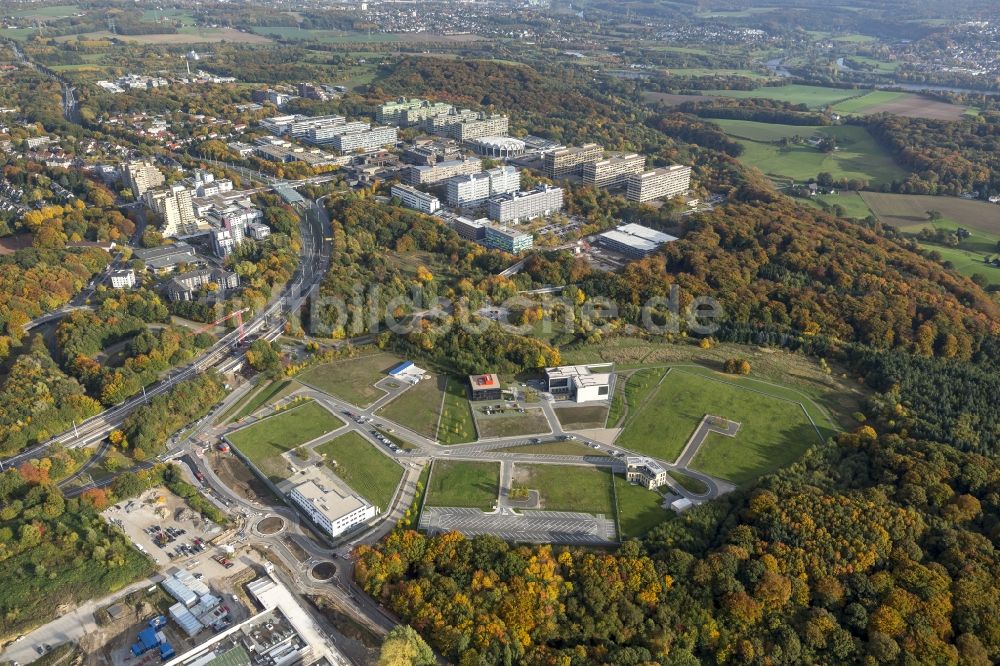 Luftbild Bochum - Neubau der BioMedizinPark Gesundheitscampus in Bochum Oesterende im Bundesland Nordrhein-Westfalen NRW