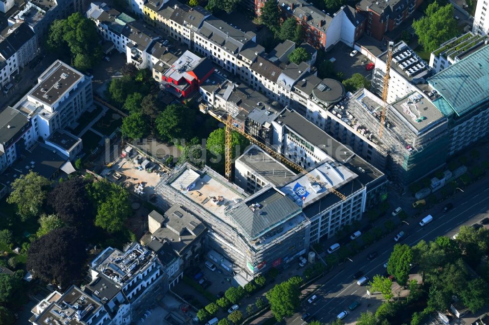 Luftaufnahme Hamburg - Neubau eines Büro- und Geschäftshauses An der Alster 42 in Hamburg, Deutschland