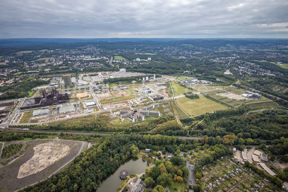 Luftbild Dortmund - Neubau eines Büro- und Geschäftshauses der Amprion GmbH im Technologiepark Phoenix-West im Ortsteil Hörde in Dortmund im Bundesland Nordrhein-Westfalen