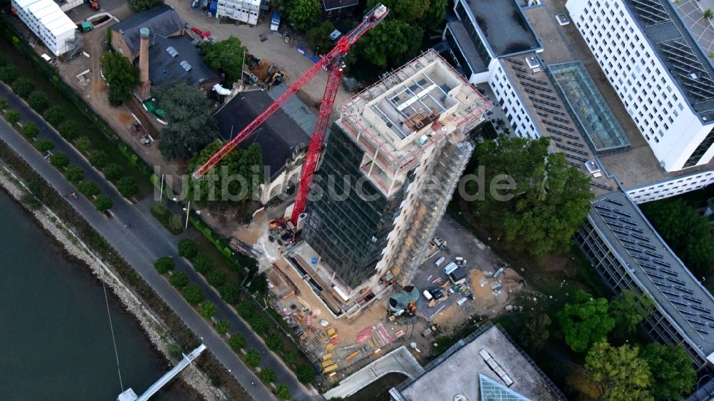 Luftbild Bonn - Neubau des Büro- und Geschäftshauses UN-Campus Bonn in Bonn im Bundesland Nordrhein-Westfalen, Deutschland