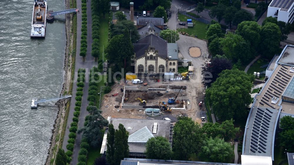 Luftbild Bonn - Neubau des Büro- und Geschäftshauses UN-Campus Bonn in Bonn im Bundesland Nordrhein-Westfalen, Deutschland