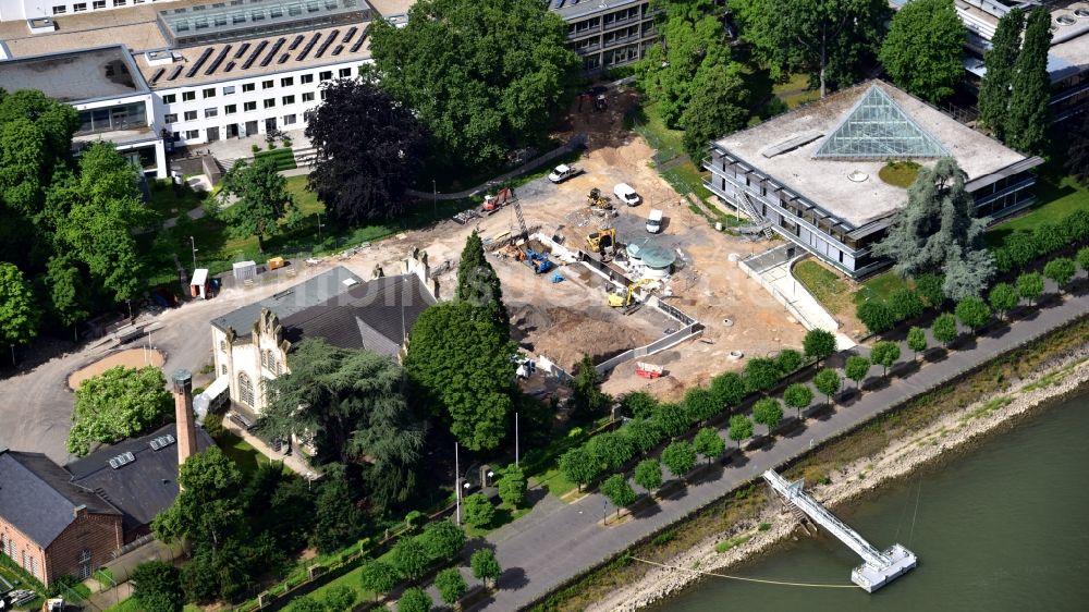 Luftbild Bonn - Neubau des Büro- und Geschäftshauses UN-Campus Bonn in Bonn im Bundesland Nordrhein-Westfalen, Deutschland