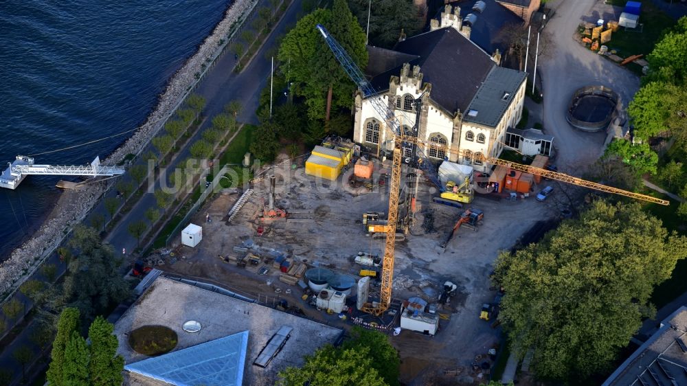 Luftbild Bonn - Neubau des Büro- und Geschäftshauses UN-Campus Bonn in Bonn im Bundesland Nordrhein-Westfalen, Deutschland