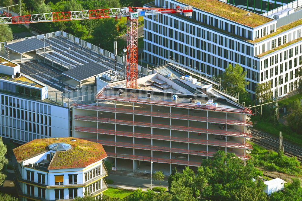 Luftbild Bonn - Neubau eines Büro- und Geschäftshauses Innovation Greenhouse in Bonn im Bundesland Nordrhein-Westfalen, Deutschland