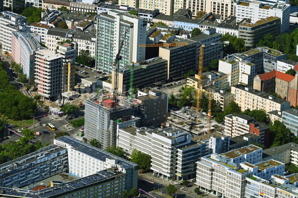 Berlin von oben - Neubau eines Büro- und Geschäftshauses im Ortsteil Tiergarten in Berlin, Deutschland