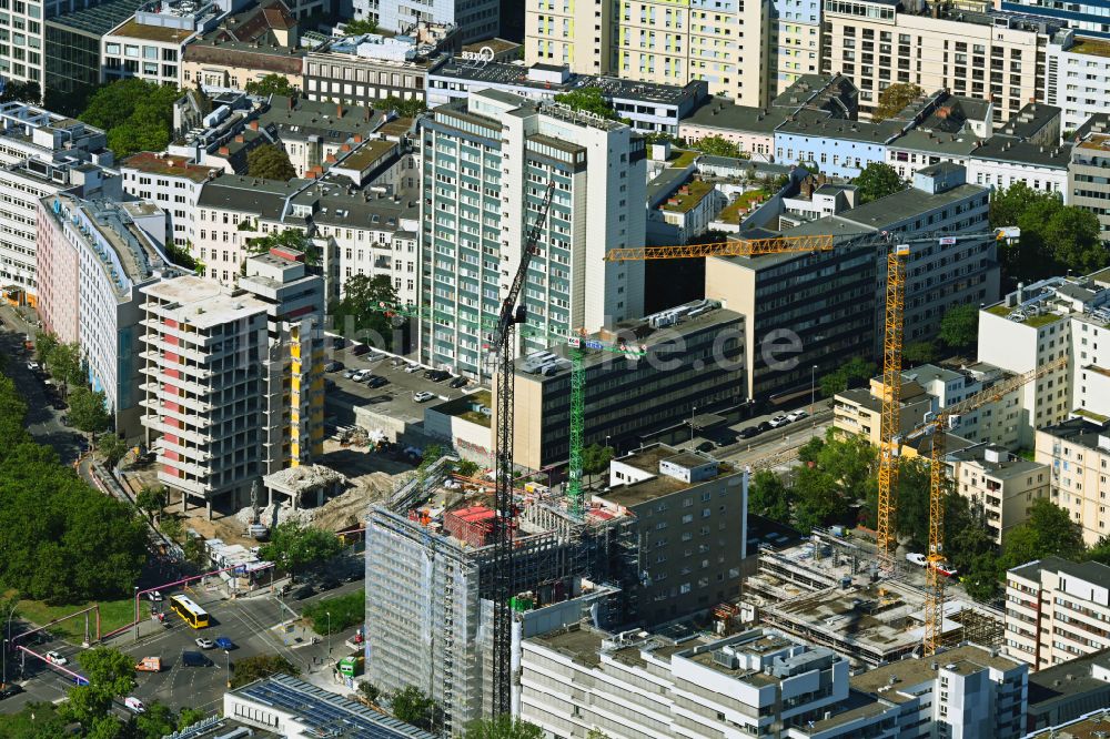 Berlin aus der Vogelperspektive: Neubau eines Büro- und Geschäftshauses im Ortsteil Tiergarten in Berlin, Deutschland