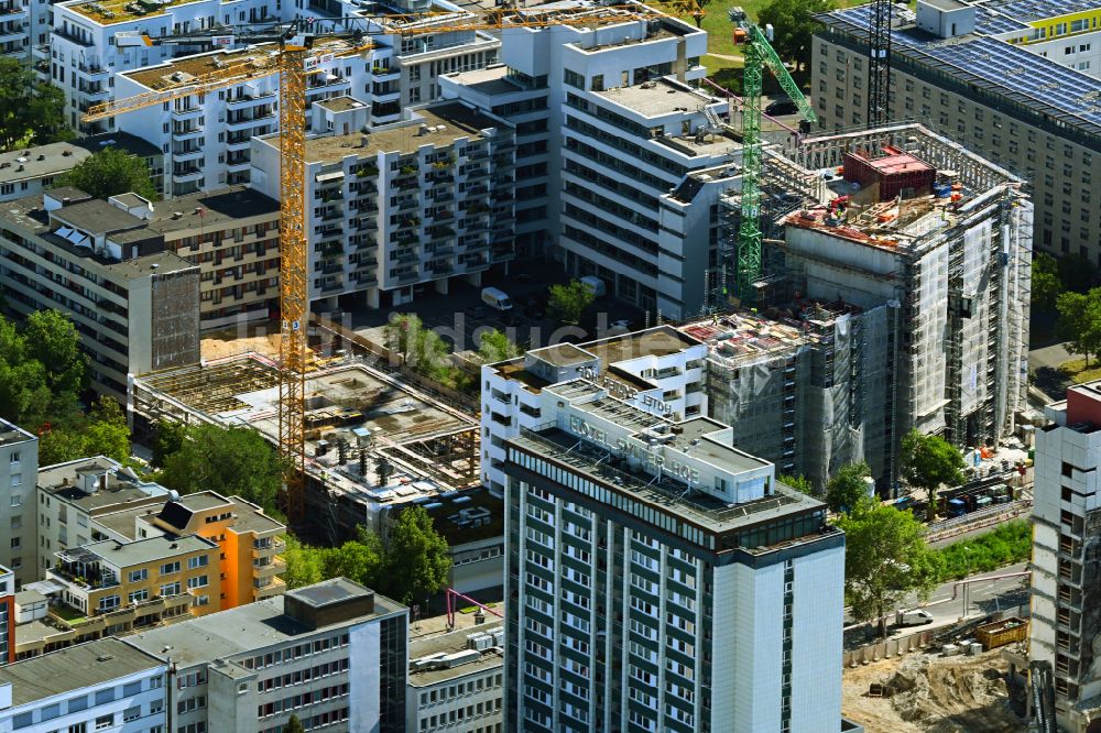 Berlin von oben - Neubau eines Büro- und Geschäftshauses im Ortsteil Tiergarten in Berlin, Deutschland