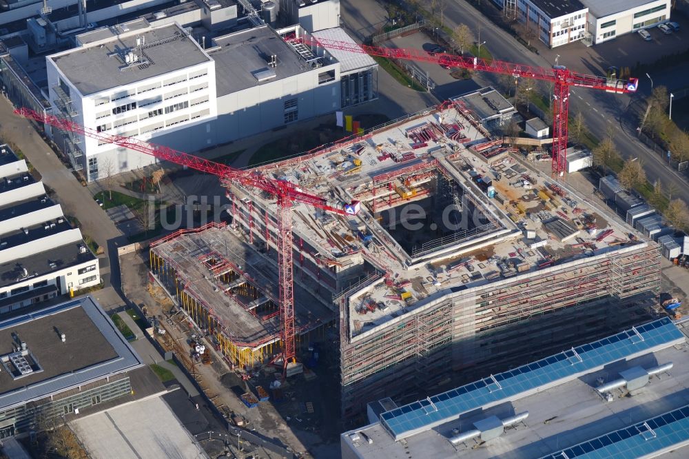 Luftbild Göttingen - Neubau eines Büro- und Geschäftshauses Sartorius-Campus in Göttingen im Bundesland Niedersachsen, Deutschland