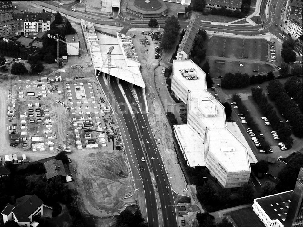 Luftbild Düsseldorf - Neubau eines Büro- und Geschäftshauses StepStone Deutschland, StepStone Continental Europe an der Völklinger Straße in Düsseldorf im Bundesland Nordrhein-Westfalen, Deutschland