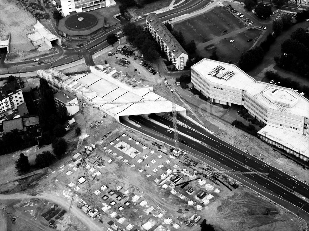 Luftaufnahme Düsseldorf - Neubau eines Büro- und Geschäftshauses StepStone Deutschland, StepStone Continental Europe an der Völklinger Straße in Düsseldorf im Bundesland Nordrhein-Westfalen, Deutschland