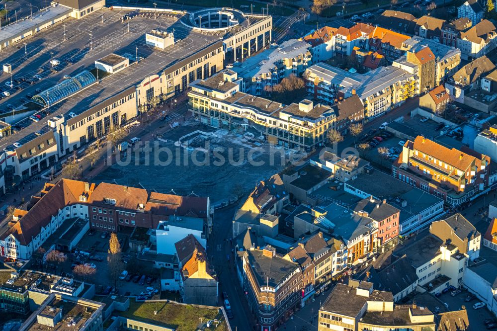 Hamm von oben - Neubau eines Büro- und Geschäftshauses B-tween in Hamm im Bundesland Nordrhein-Westfalen, Deutschland